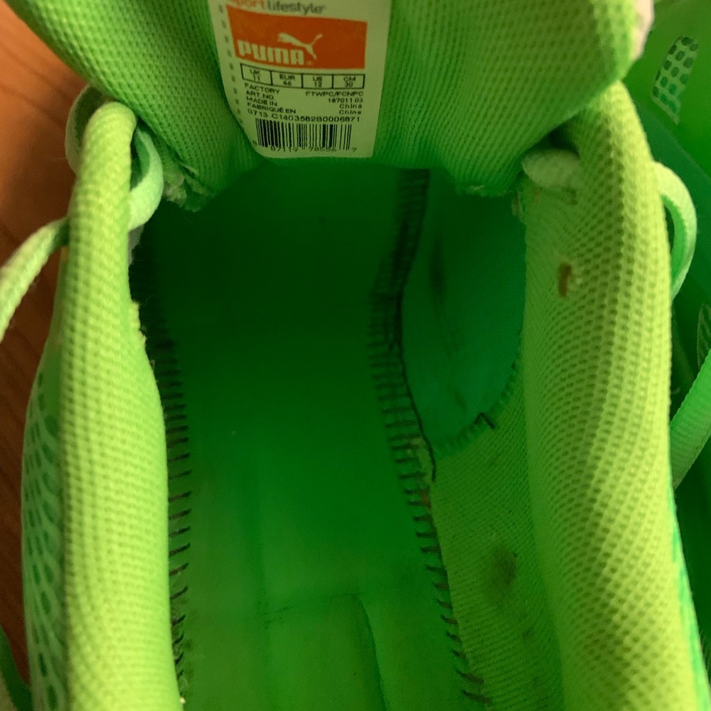 Puma Faas 500 with faasfoam Men's Athletic Shoes in Vibrant Green - Picture 4 of 4